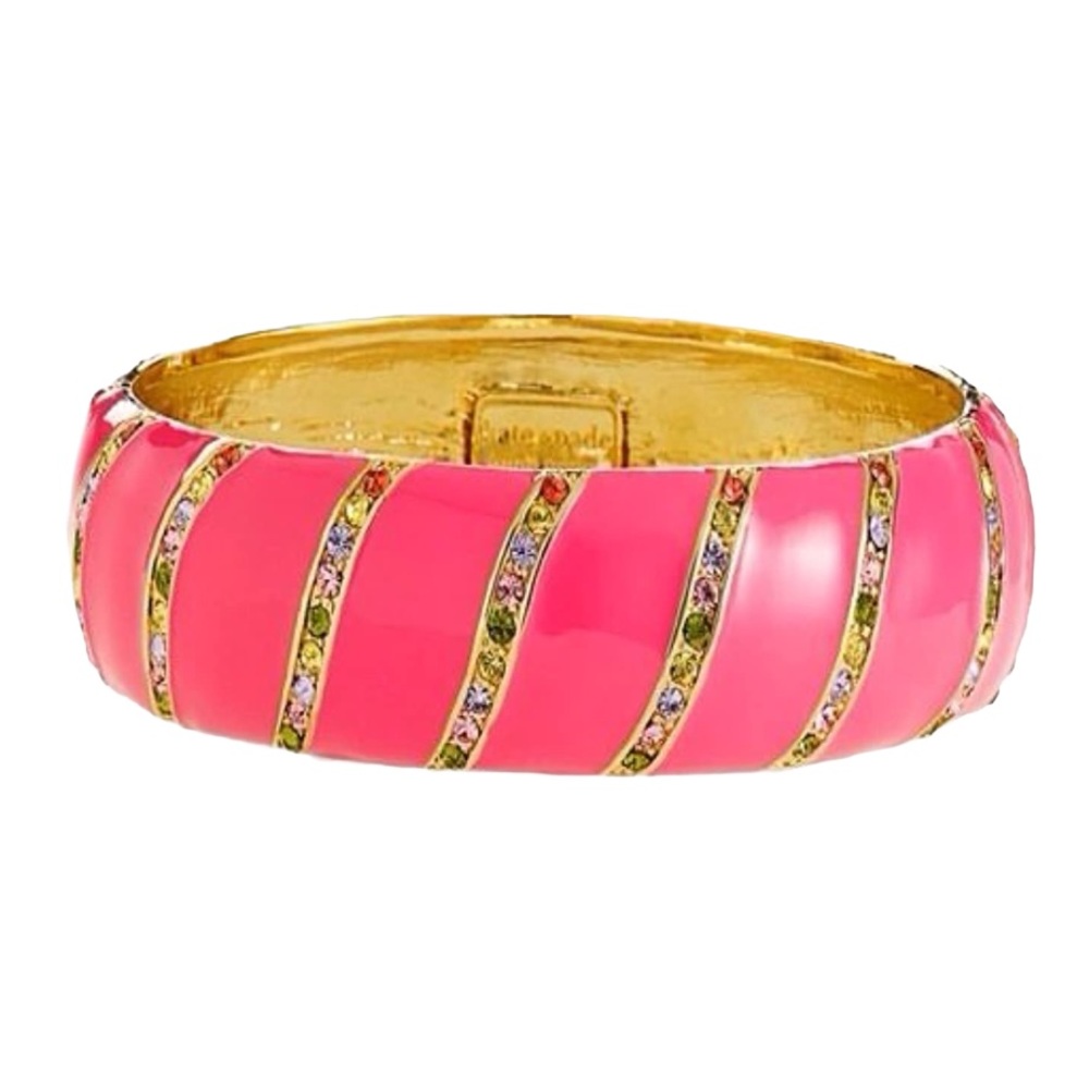 Kate Spade Hot Pink Lollie Jeweled Bangle
